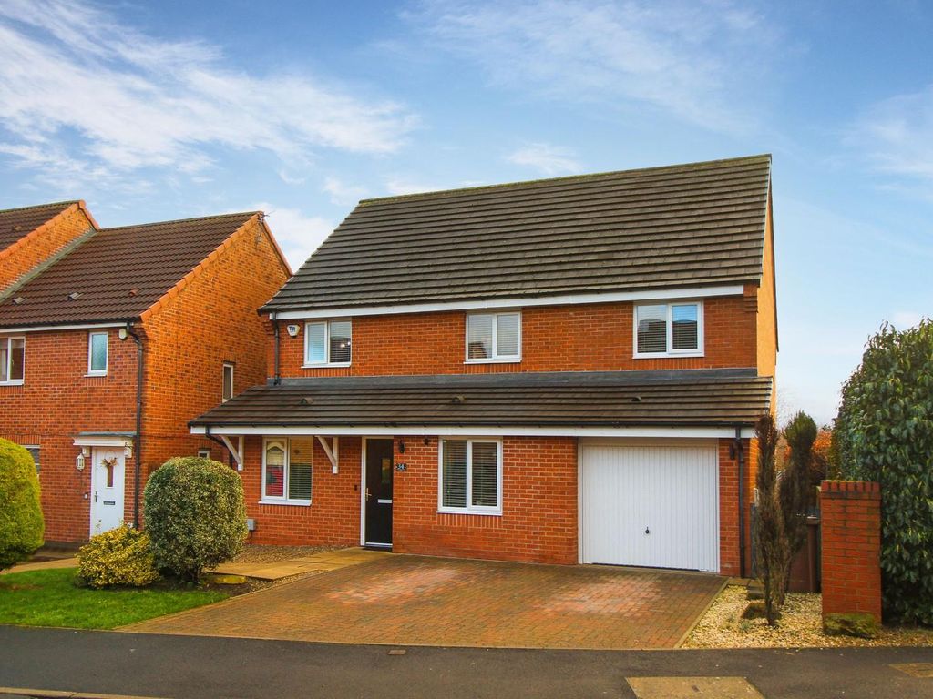5 bed detached house for sale in Alexandra Chase, Cramlington NE23, £