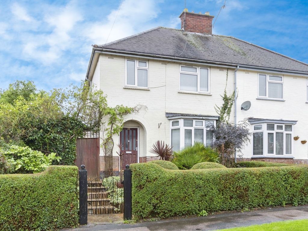 3 bed semidetached house for sale in James Street, Anstey, Leicester