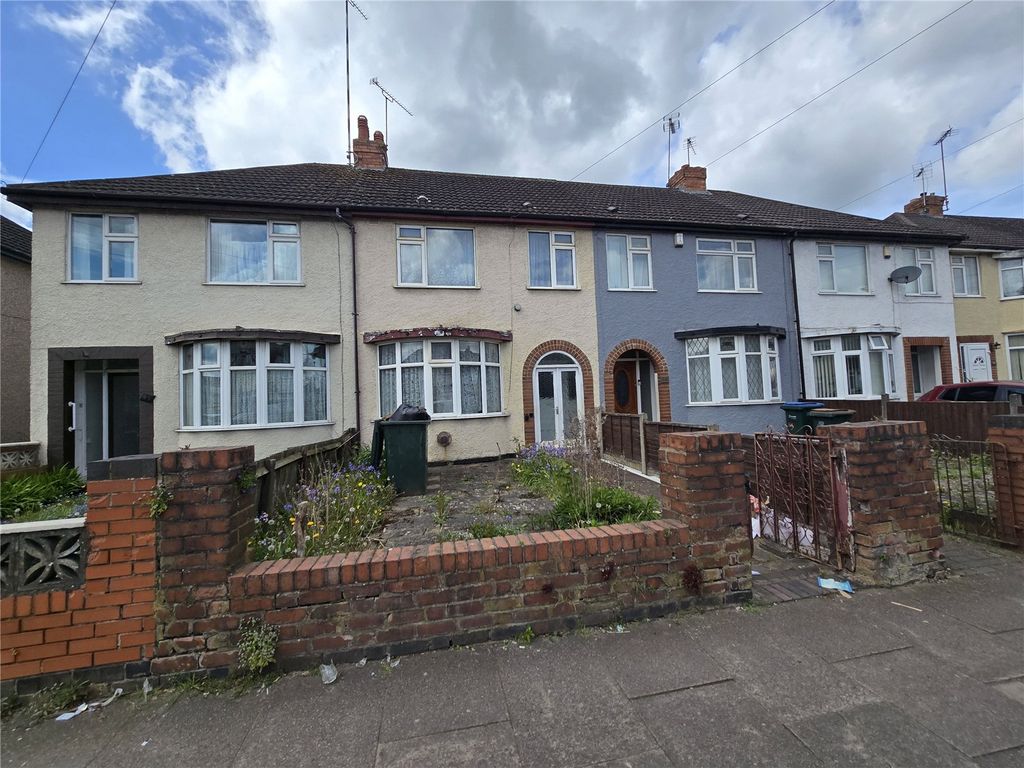3 bed terraced house for sale in Cheveral Avenue, Coventry, West