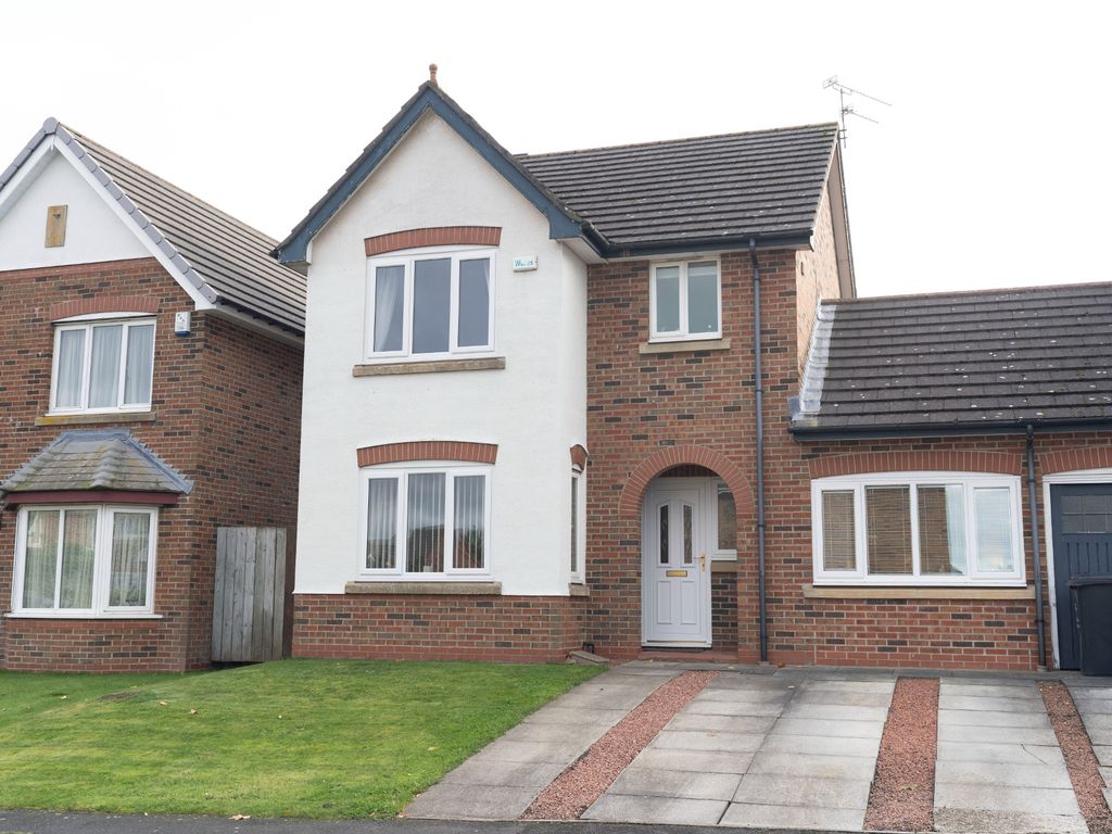 3 bed detached house for sale in Burghley Gardens, Pegswood, Morpeth
