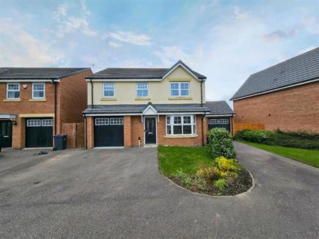 4 bed detached house for sale in Holmes Drive, Hebburn NE31, £335,000