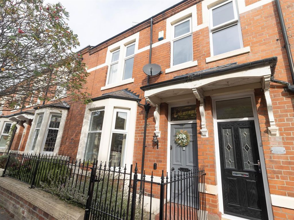 3 bed terraced house for sale in Sandringham Gardens, North Shields