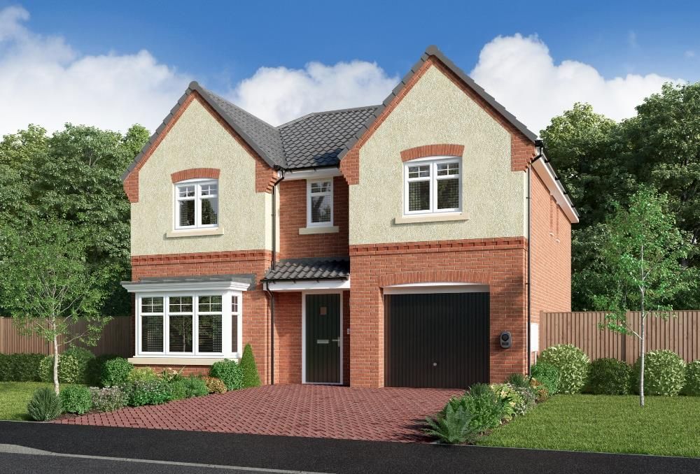 New home, 4 bed detached house for sale in "The Denwood" at Tanfield
