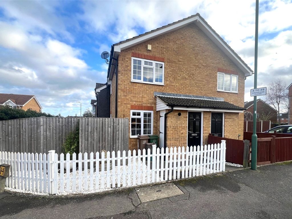 1 bed end terrace house for sale in Groveside Close, Carshalton SM5, £