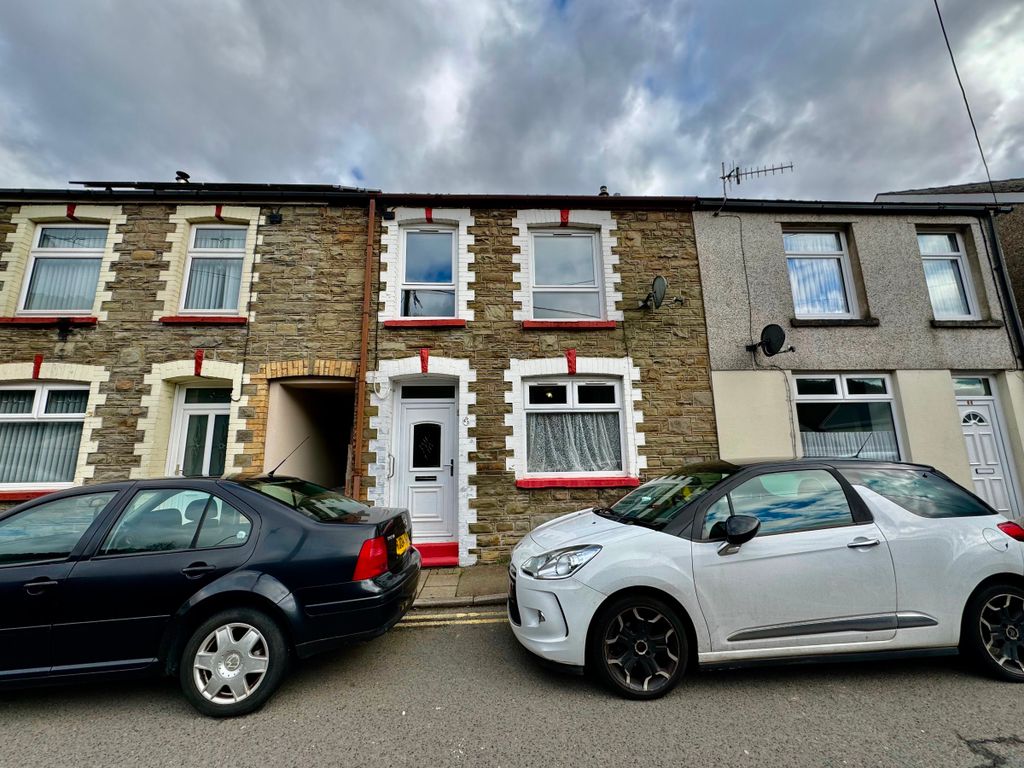 3 bed terraced house for sale in Castle Street, Abertillery NP13, £
