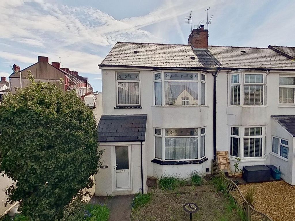 2 bed terraced house for sale in 470 Gladstone Road, Barry, South