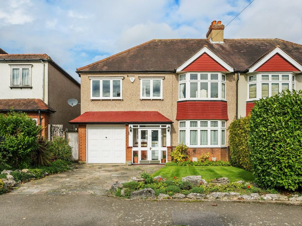 5 bed semidetached house for sale in South Drive, South Cheam, Surrey