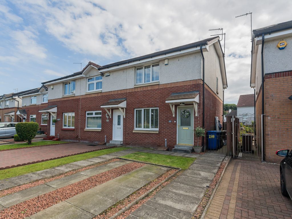 2 bed end terrace house for sale in 291 Brockburn Road, Glasgow G53, £