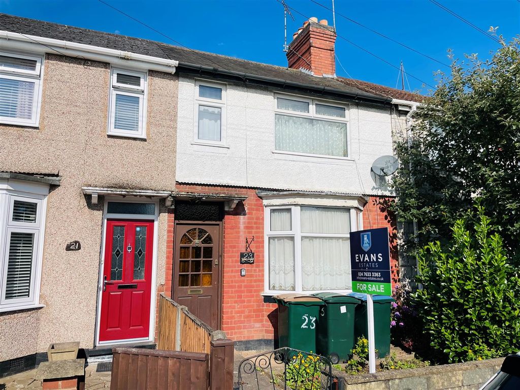 2 bed terraced house for sale in Blenheim Avenue, Holbrooks, Coventry