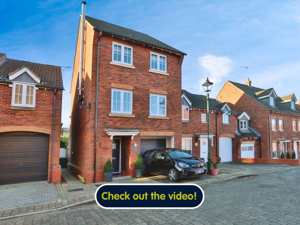 4 bed terraced house for sale in Juniper Chase, Beverley HU17, £380,000