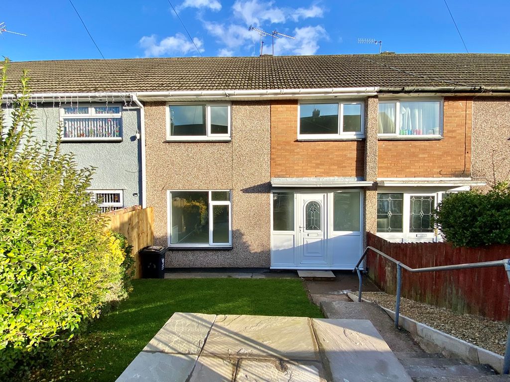 3 bed terraced house for sale in Wye Crescent, Bettws, Newport NP20, £