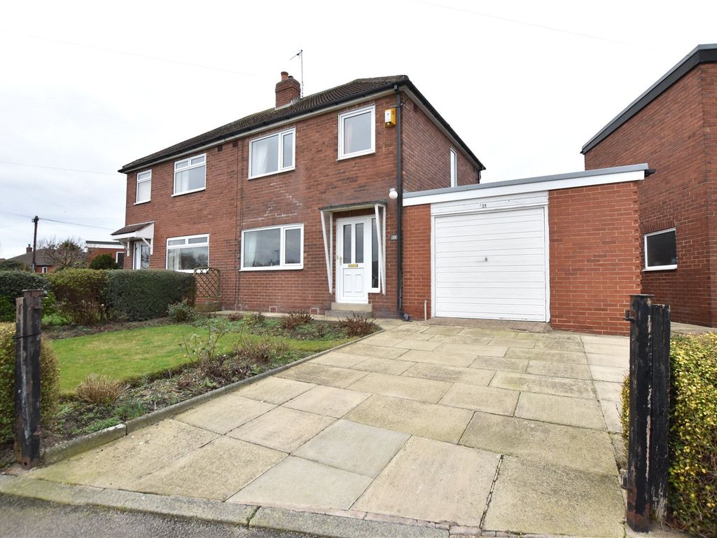 3 bed semidetached house for sale in Belle Vue Avenue, Scholes, Leeds