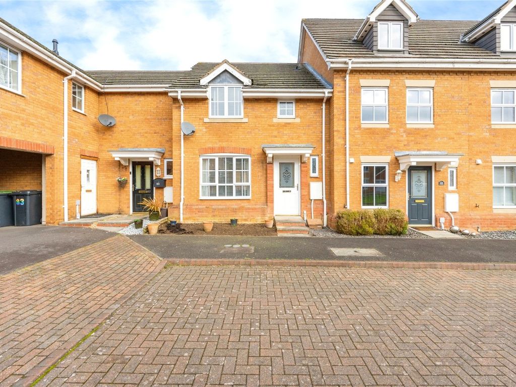 3 bed terraced house for sale in Howes Drive, Marston Moretaine, Bedford, Bedfordshire MK43, £