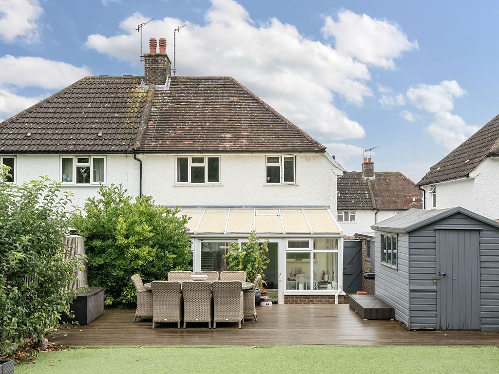 3 bed semidetached house for sale in Brook Road, Merstham, Redhill