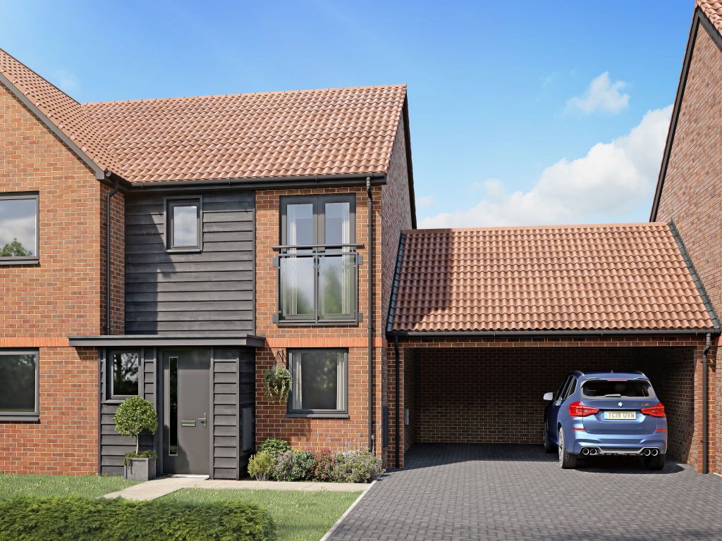 New home, 3 bed semidetached house for sale in "The Barton" at
