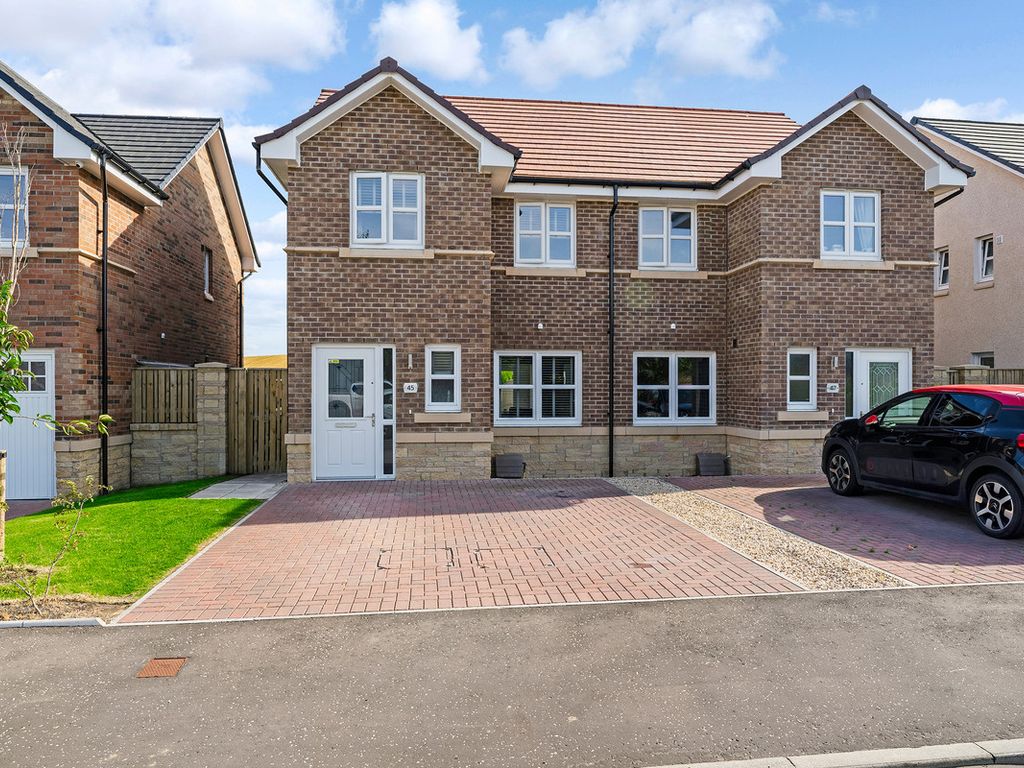 3 bed semidetached house for sale in Birch Avenue, Kinghorn KY3, £