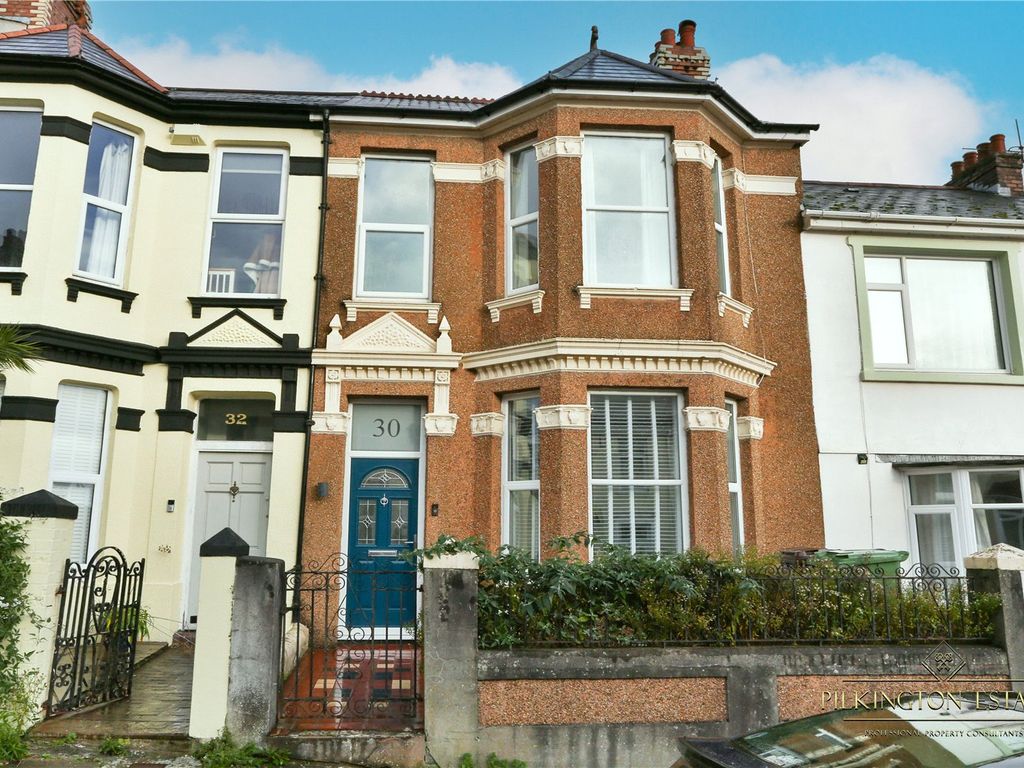 3 bed terraced house for sale in Faringdon Road, Plymouth, Devon PL4, £