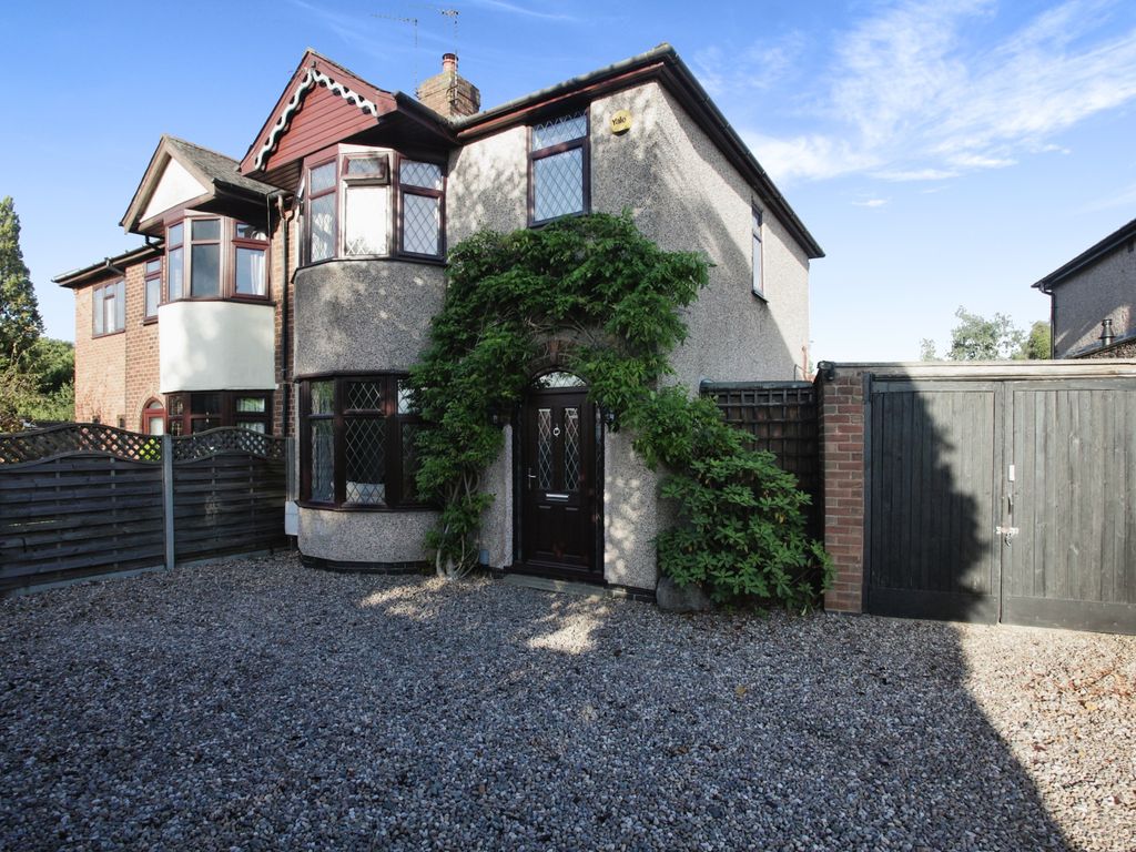 3 bed semidetached house for sale in Weddington Road, Nuneaton CV10, £