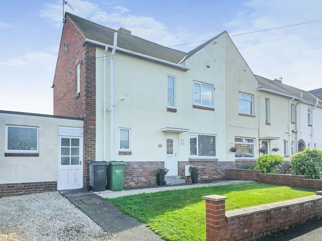 3 bed terraced house for sale in Kelso Gardens, Bedlington NE22, £