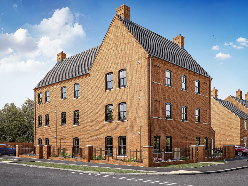 New home, 2 bed flat for sale in "The Gayton" at Heathencote, Towcester