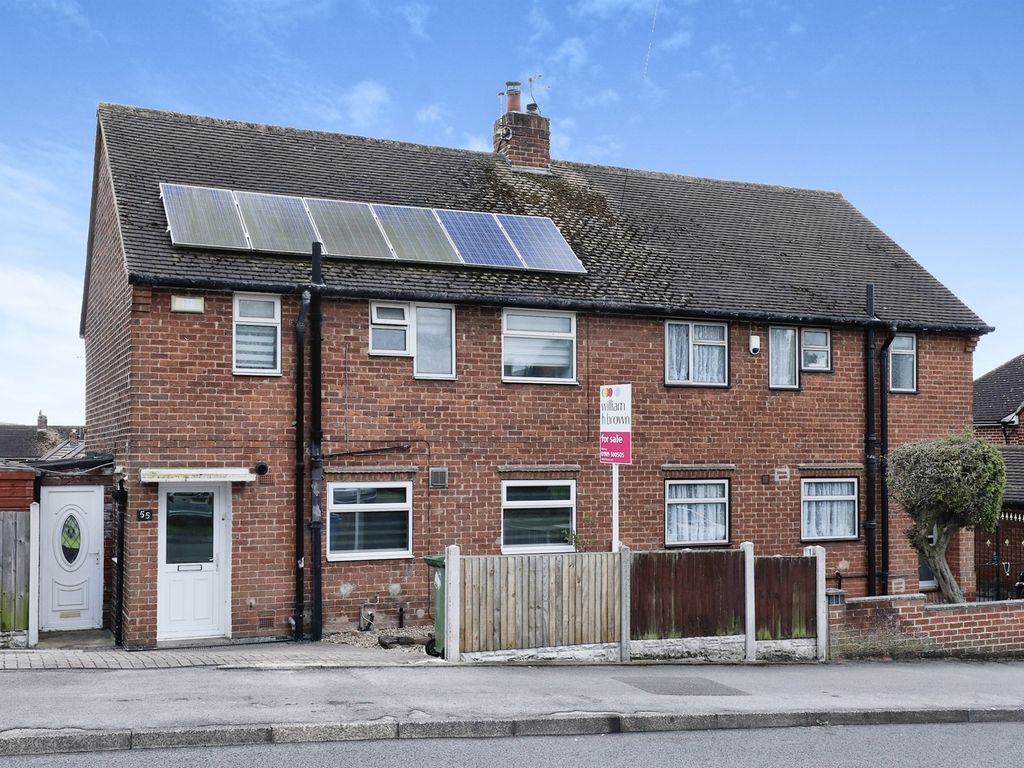 3 bed semidetached house for sale in Sunny Bank, Worksop S81, £180,000