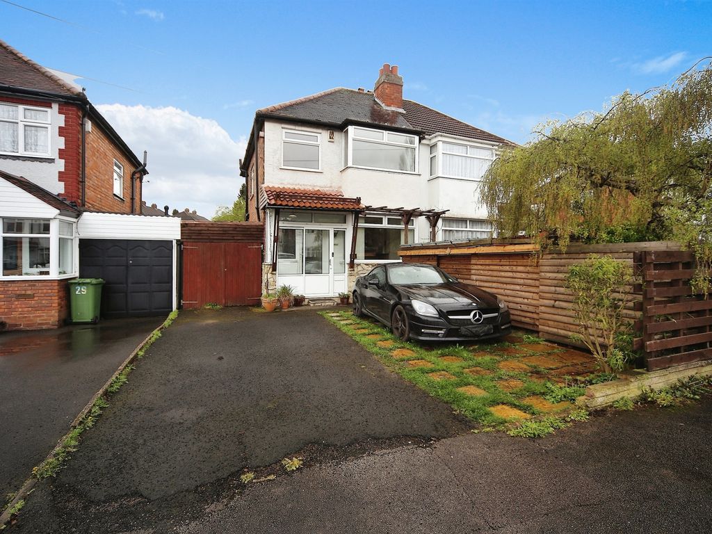 3 bed semidetached house for sale in Summerfield Road, Solihull B92
