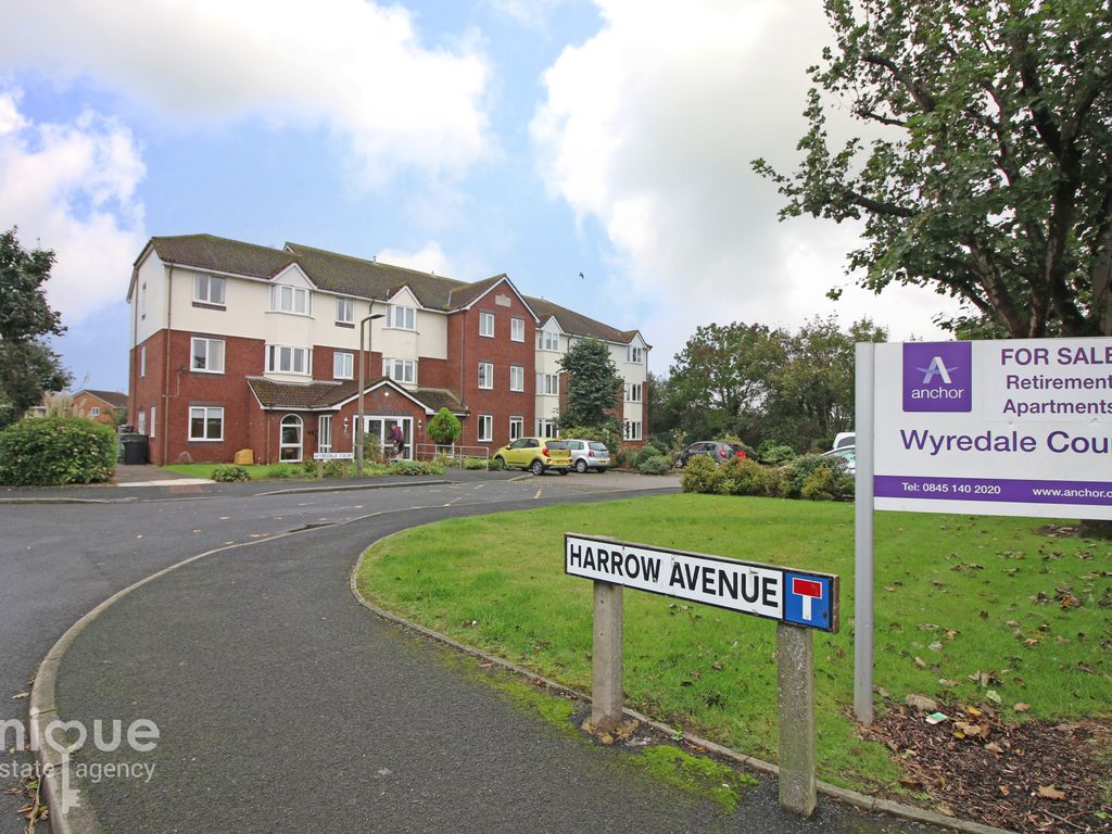 2 bed flat for sale in Wyredale Court, Harrow Avenue, Fleetwood FY7, £