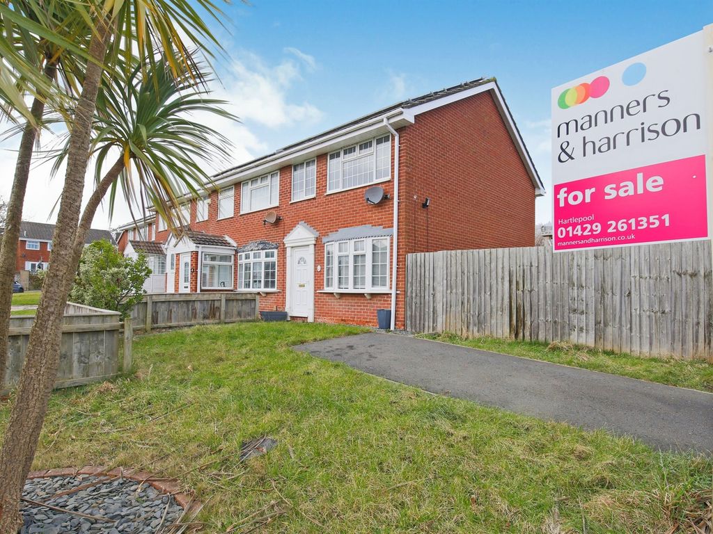 3 bed end terrace house for sale in Pannell Place, Hartlepool TS27, £