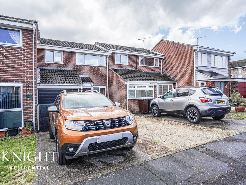 3 bed terraced house for sale in Queensland Drive, Colchester CO2, £