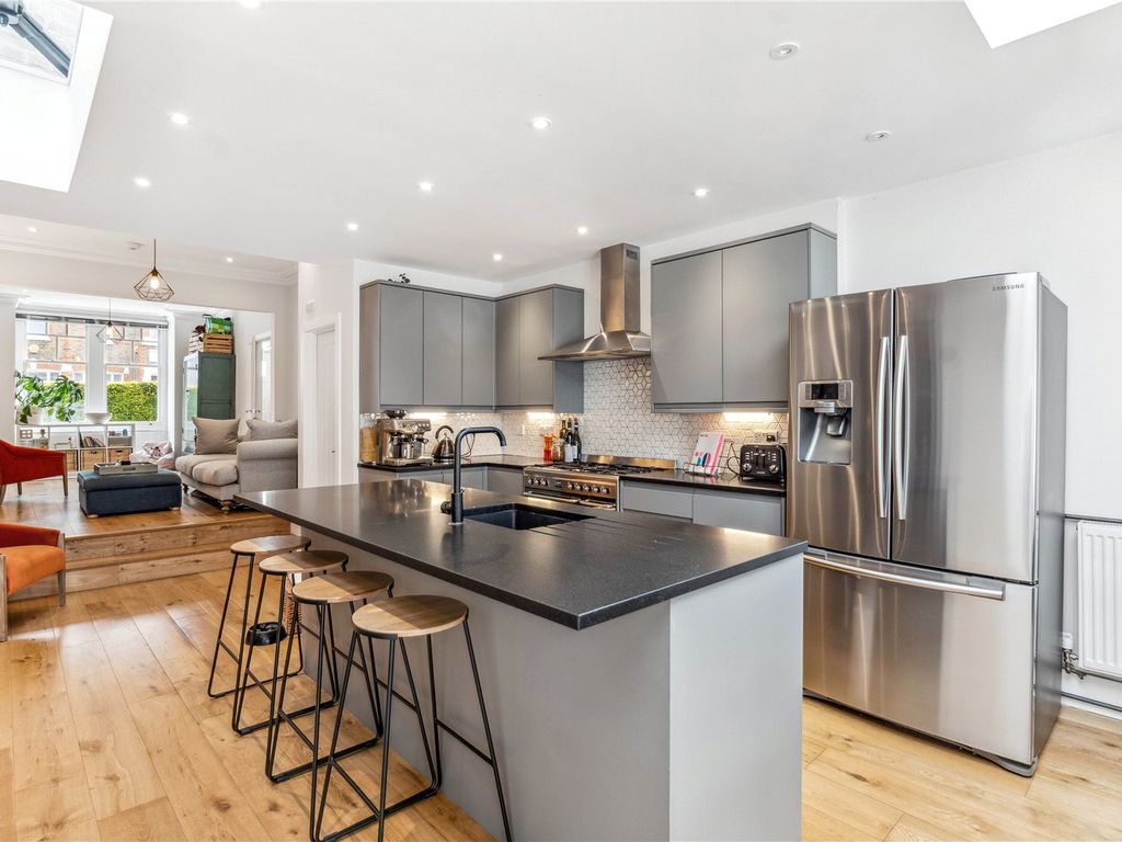 4 bed terraced house for sale in Twilley Street, London SW18, £