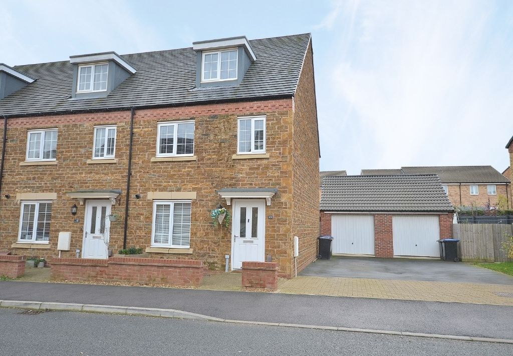 3 bed end terrace house for sale in Dragonfly Way, Pineham Village