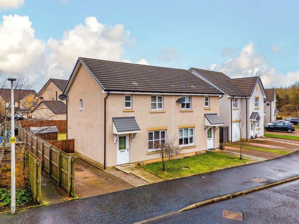 3 bed semidetached house for sale in Bisset Place, Bathgate EH48, £