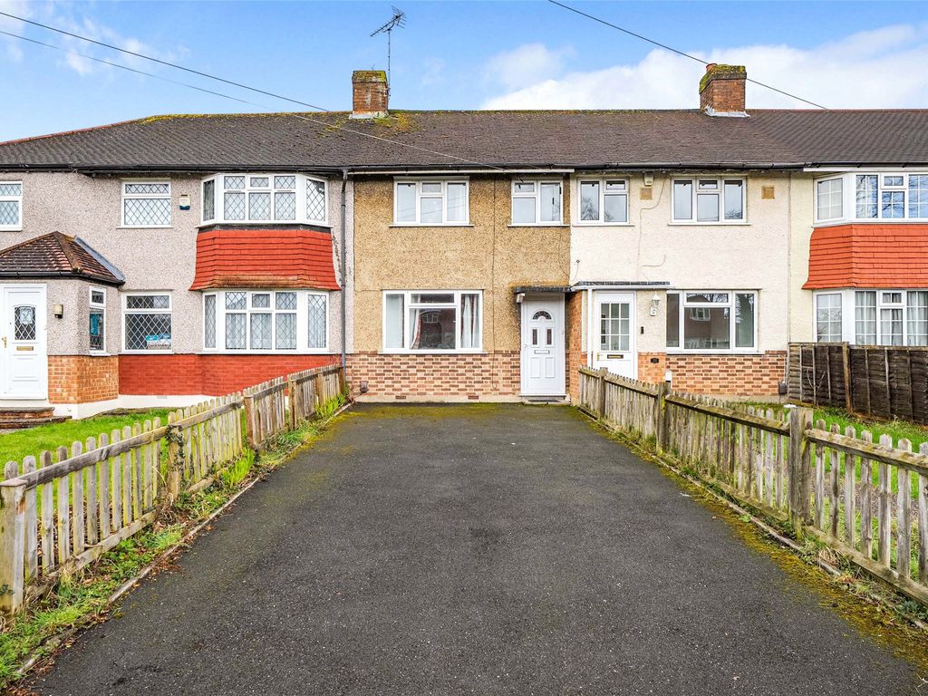 2 bed terraced house for sale in Lindsay Road, Worcester Park KT4, £