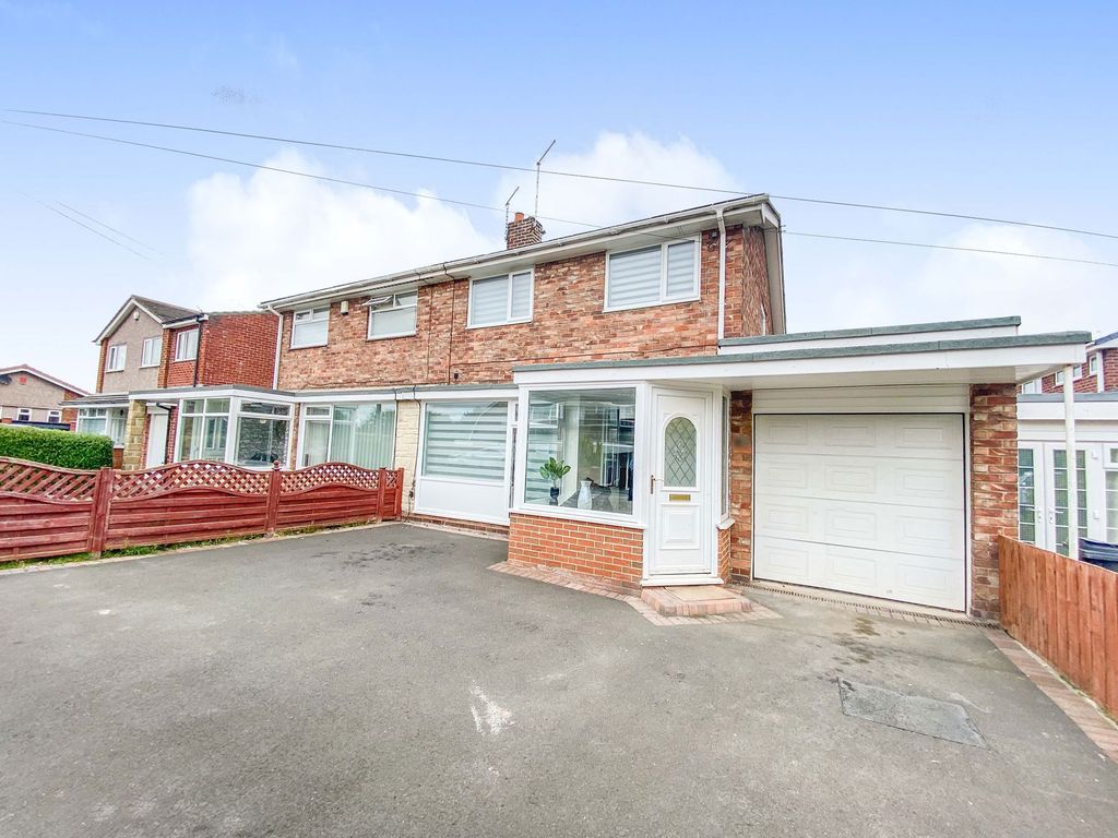 3 bed semidetached house for sale in Mitford Gardens, Choppington NE62