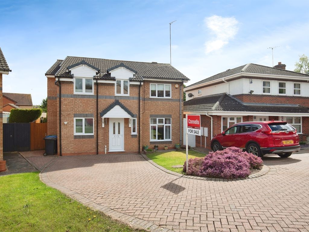 4 bed detached house for sale in Grendon Drive, Rugby CV21, £425,000