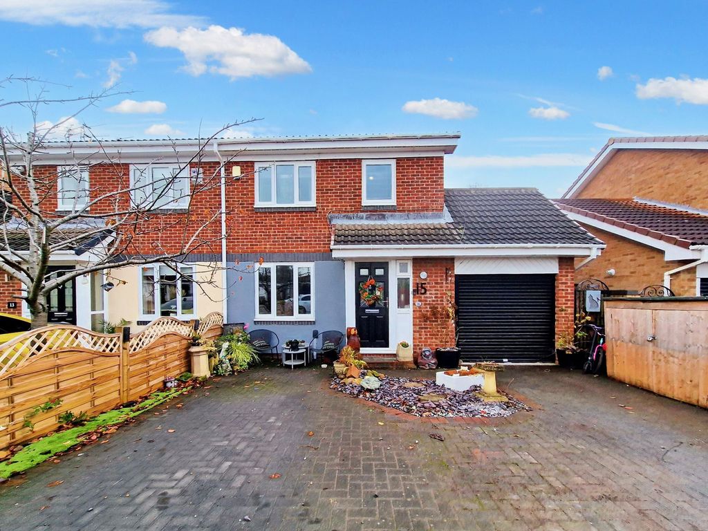 3 bed semidetached house for sale in Barrington Park, Bedlington NE22, £179,950 Zoopla