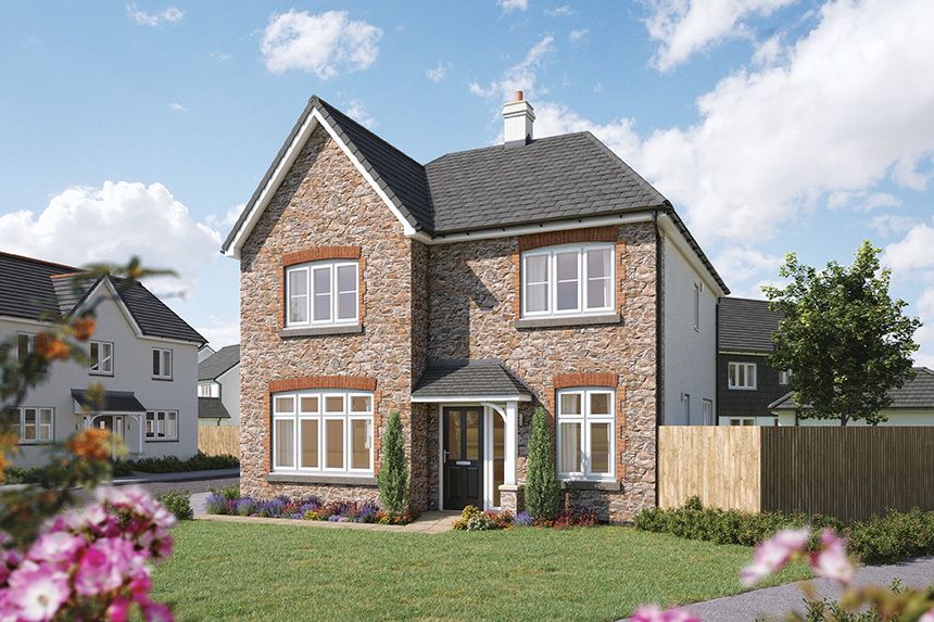 New home, 4 bed detached house for sale in "The Aspen" at Green Hill