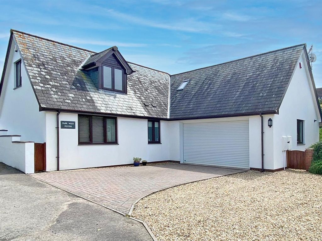 5 bed detached bungalow for sale in Poyers, Wrafton, Braunton EX33, £