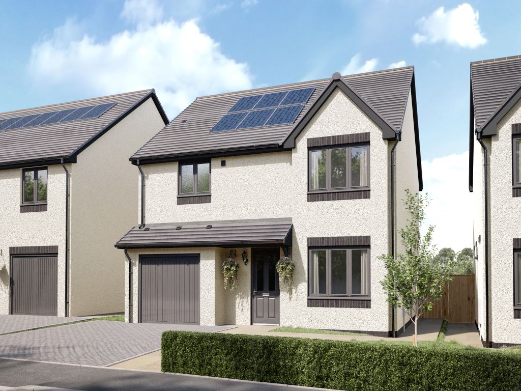 New home, 4 bed detached house for sale in "The Balerno" at Blindwells