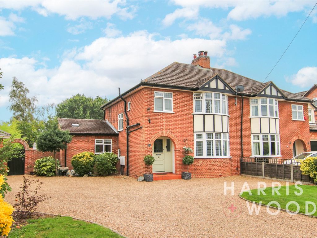 3 bed semidetached house for sale in School Road, Copford, Colchester