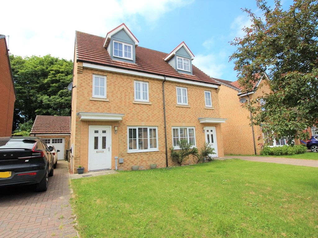 3 bed semidetached house for sale in Jackson Close, Seaton Delaval