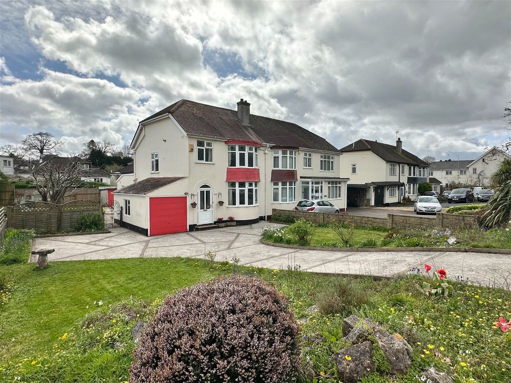 3 bed semidetached house for sale in Newton Road, Torquay TQ2, £