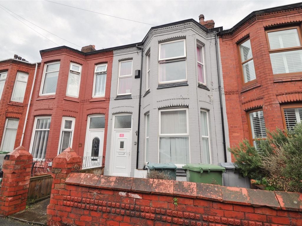4 bed terraced house for sale in Wright Street, Wallasey CH44, £145,000