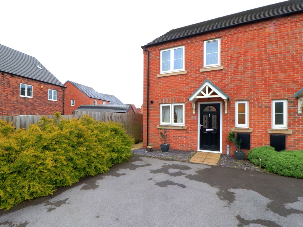 2 bed semidetached house for sale in Madejski Way, KirkbyInAshfield