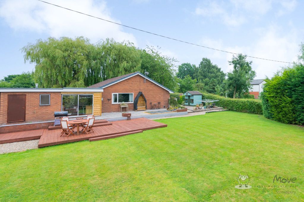 3 bed detached bungalow for sale in School Lane, St. Martins, Oswestry