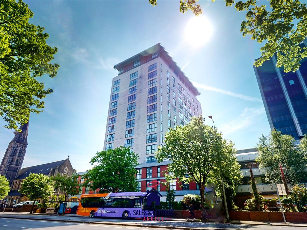 1 bed flat for sale in Admiral House, Newport Road, Cardiff CF24, £