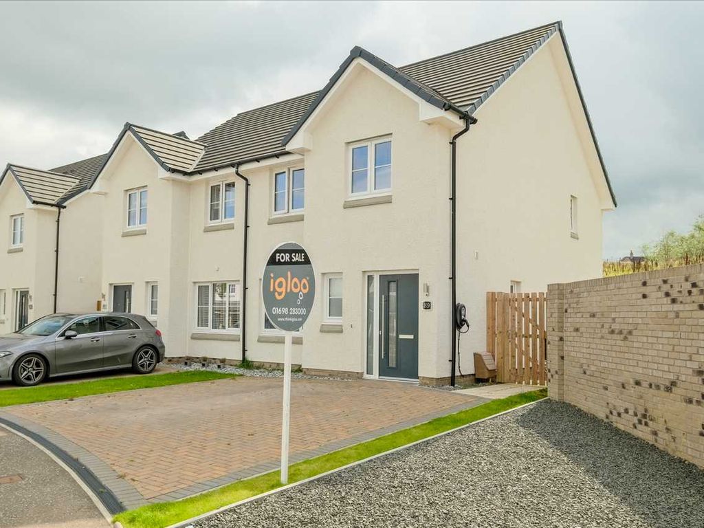 3 bed semidetached house for sale in Clare Crescent, Larkhall ML9, £