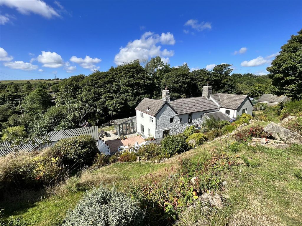 4 bed detached house for sale in Crelly Row, Crelly, Trenear, Helston