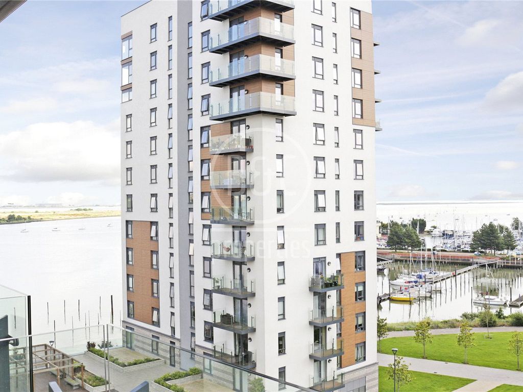 1 bed flat to rent in Peninsula Quay, Pegasus Way, Gillingham ME7, £