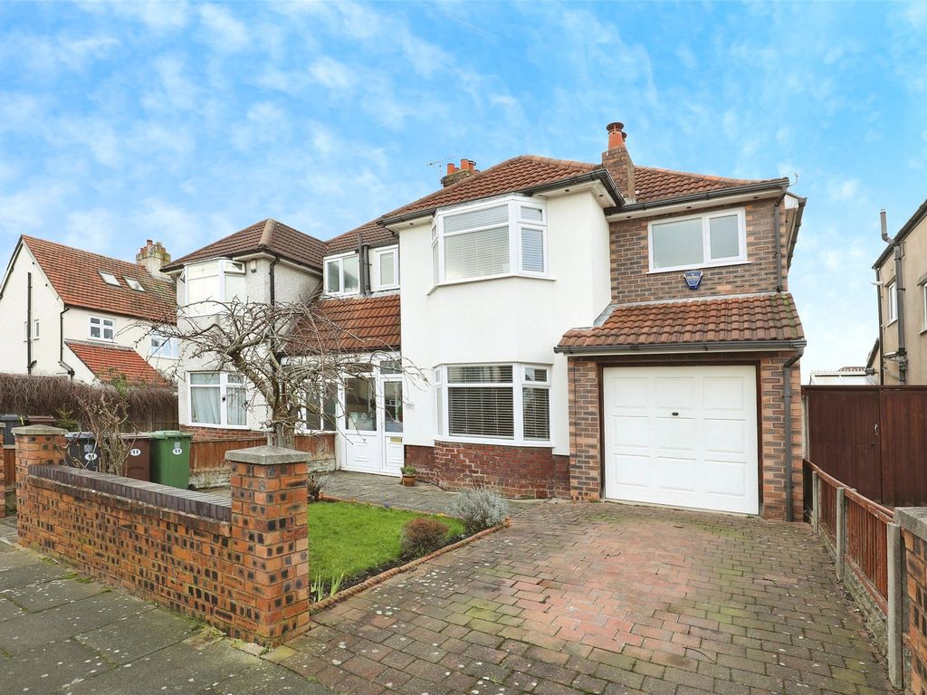 Semidetached house for sale in Manor Avenue, Liverpool, Merseyside L23